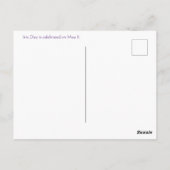 ハッピーアイリスの日!ポストカード ポストカード (裏面)