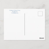 ハッピーアイリスの日!ポストカード ポストカード (裏面)