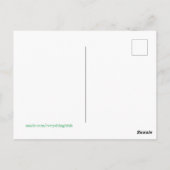 ハッピーアイリッシュデー ポストカード (裏面)