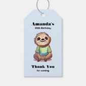 ハッピーアイリングスロッスシッリラックスチ誕生日 ギフトタグ (正面)