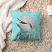 ハッピーアイリングドルフィン装飾用クッション クッション (ブランケット)