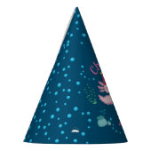 ハッピーアクソロトル水中競技誕生日アドベンチャー パーティーハット (左)