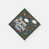 ハッピーアザディアラブル春紙ナプキンス スタンダードカクテルナプキン (角)