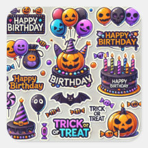 ハッピーアザ日ステッカーハロウィーンの日