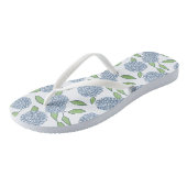 ハッピーアジサイ何か青結婚い週末 ビーチサンダル (アングル)