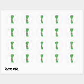 ハッピーアスパラガス野菜 ラウンドシール (シート)