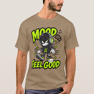 ハッピーアニキ ヘッドホンTシャツ - クールなグラフィック Tシャツ