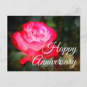 ハッピーアニバーサリーさくらんぼパフェバラ#3ハガキ ポストカード (正面)