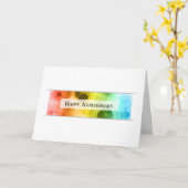ハッピーアニバーサリーぼかし カード (黄色い花)
