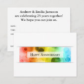 ハッピーアニバーサリーぼけ 招待状 (正面/裏面)