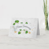 ハッピーアニバーサリーオン樺の木ツリースクロール カード (正面)