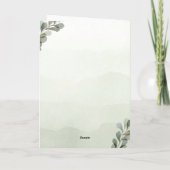 ハッピーアニバーサリーカスタムブランド折り返し挨拶 カード (裏面)