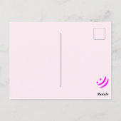 ハッピーアニバーサリーカードとハッピーウーマンおもしろい- ポストカード (裏面)