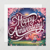 ハッピーアニバーサリーカードエレガント シーズンカード (正面/裏面)