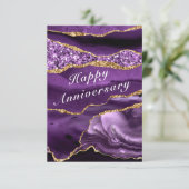 ハッピーアニバーサリーカードパープルバイオレットアガテゴッド カード (スタンド正面)