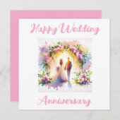 ハッピーアニバーサリーカード シーズンカード (正面/裏面)