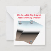 ハッピーアニバーサリーカード ノートカード (裏面)