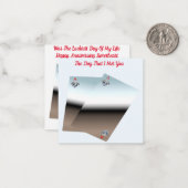 ハッピーアニバーサリーカード ノートカード (正面/裏面インサイチュ)