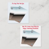 ハッピーアニバーサリーカード ノートカード (正面/裏面)