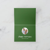 ハッピーアニバーサリーキュートおもしろいアボカドシンプルス カード (内部)