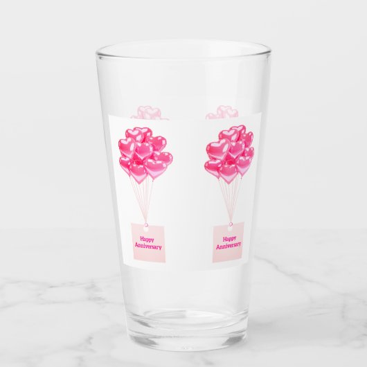 ハッピーアニバーサリーグラス タンブラーグラス (正面)