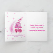 ハッピーアニバーサリーグリーティングカード カード (内部)