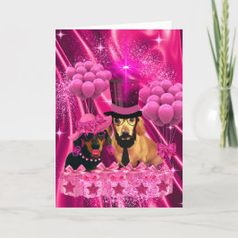 ハッピーアニバーサリーグリーティングカード カード