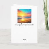 ハッピーアニバーサリースイートハート |シーサイドアート カード (裏面)