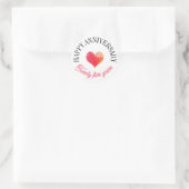 ハッピーアニバーサリースタンプ ラウンドシール (バッグ)