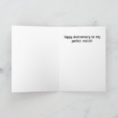 ハッピーアニバーサリーチェスピースグリーティングカード カード (内部)