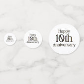 ハッピーアニバーサリーテーブル紙吹雪 コンフェッティ (正面)