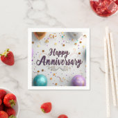 ハッピーアニバーサリーナプキンス スタンダードカクテルナプキン (インサイチュ)