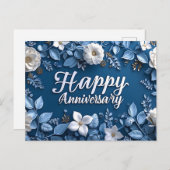 ハッピーアニバーサリーハガキ シーズンポストカード (正面/裏面)