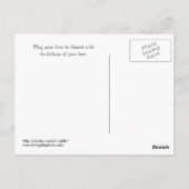 ハッピーアニバーサリーハガキ ポストカード (裏面)