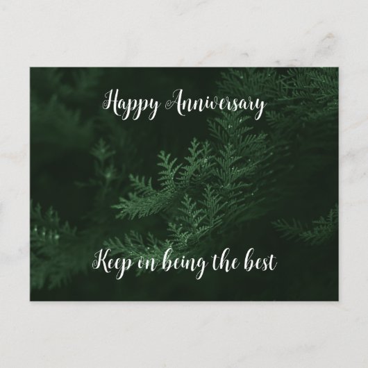 ハッピーアニバーサリーハガキ ポストカード (正面)