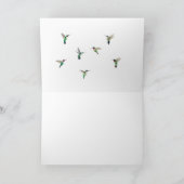 ハッピーアニバーサリーハミングバード カード (内部)