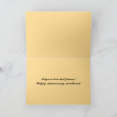 ハッピーアニバーサリーハワイアントロピカルサンセット カード (内部)