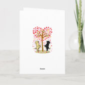 ハッピーアニバーサリーハートのシャワー シーズンカード (裏面)