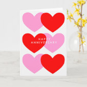 ハッピーアニバーサリーハート カード (黄色い花)