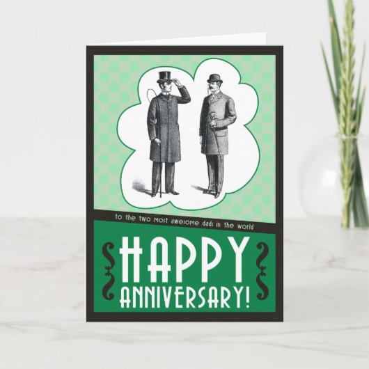 ハッピーアニバーサリーパパ カード (正面)