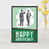 ハッピーアニバーサリーパパ カード (黄色い花)