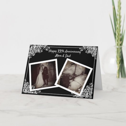 ハッピーアニバーサリーフォトカード カード (正面)