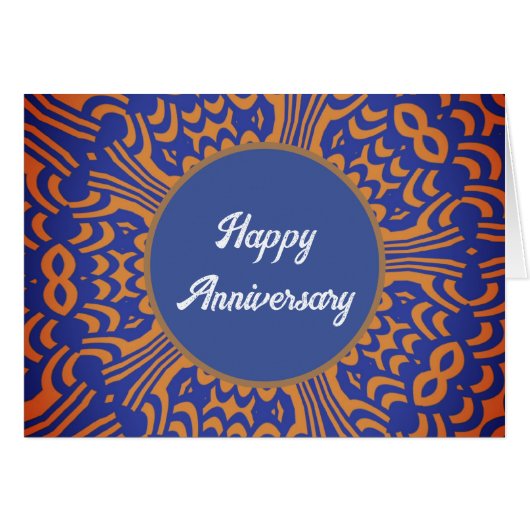 ハッピーアニバーサリーブルーとオレンジ (正面横)