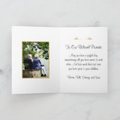 ハッピーアニバーサリーブルー金ゴールド カード (内部)