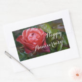 ハッピーアニバーサリーホットココアバラ#2-2シール 長方形シール (封筒)