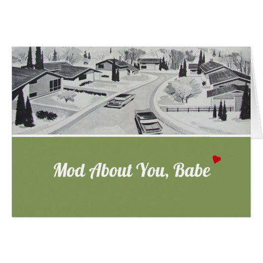 ハッピーアニバーサリーマンミッドセンチュリーモダン (正面横)