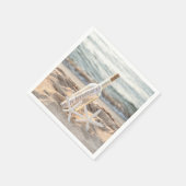 ハッピーアニバーサリーメッセージボトル スタンダードカクテルナプキン (角)