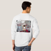 ハッピーアニバーサリーメンズティアルパカ Tシャツ (裏面フル)