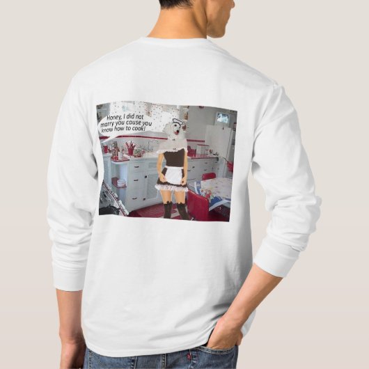 ハッピーアニバーサリーメンズティアルパカ Tシャツ (裏面)