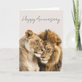 ハッピーアニバーサリーライオンズサファリ動物 カード (正面)